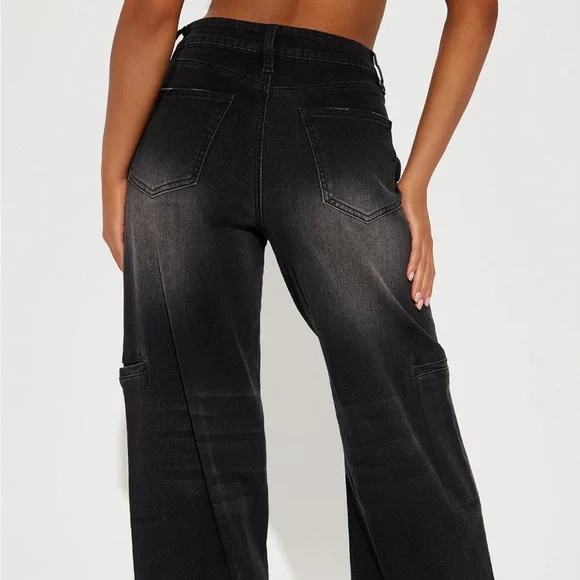 •HP• Fashion Nova Baggy Jeans - Picture 8 of 9